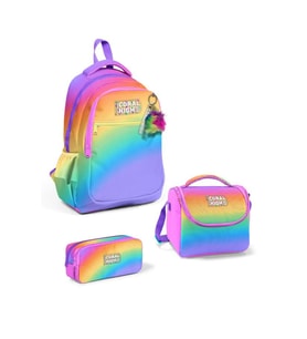 Coral High Kids Renk Geçişli 3'lü Okul Çanta Seti SET0114425 - Kız