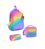 Coral High Kids Renk Geçişli 3'lü Okul Çanta Seti SET0114425 - Kız