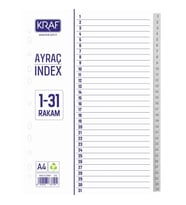KRAF SEPARATÖR 1031 1-31 RAKAM