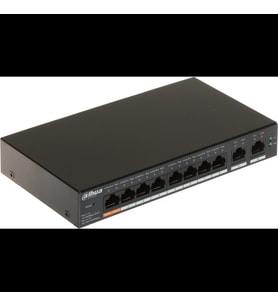 Dahua Cs4010-8et-60, 8 Port, Megabit, Poe 60w, 2 Port Gigabit Uplink, Cloud Yönetilebilir, Switch