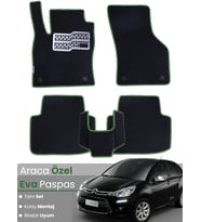 CİTROEN C3 (2002-2009) Uyumlu EVA Paspas Tam Set–Araca Özel,Su Geçirmez,Hızlı ve Kolay Montaj