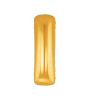 Altın Sarısı Folyo Harf Balon 1 Metre (Standart)