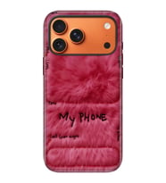 iPhone 17 Pro Max Uyumlu Kılıf Lansman İçi Kadife Temalı Desenli Silikon My-Phone