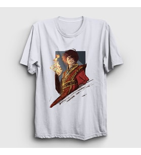 Presmono Unisex Beyaz Zuko Anime Avatar The Last Airbender T-Shirt 262810tt