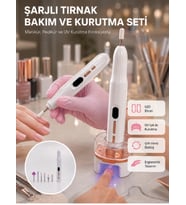 6 Değiştirilebilir Başlık ile Çok Amaçlı Tırnak Bakım Seti
