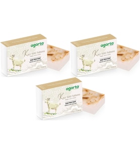 Agarta El Yapımı Doğal Sabun 150GR Keçi Sütü (3 Lü Set)