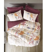 Mulvxurg Urg02 Çift Kişilik Modeline Nevresim Takımı Flos Bordo (Mulvix)