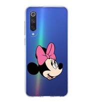 Xiaomi Mi 9 Se Uyumlu Kapak Minnie Mouse Tasarımlı Şeffaf Silikon Kılıf