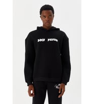 No Fear Erkek Sweatshirt Kapüşonlu Siyah M500216