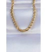 316L Çelik Gold Renk Arpa Model Kolye (Çok Renkli)