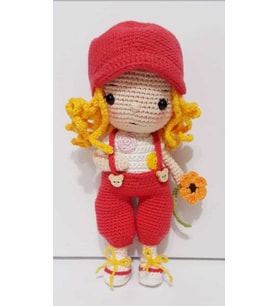 Liza Bebek Amigurumi Organik Oyuncak