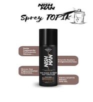 NISHMAN Root Touch Up Sprey / Saç Dolgunlaştırıcı Ve Seyrek Kapatıcı Sprey Topik / Orta Kahve / Suda Yağmurda Akmaz 100 ML