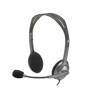 LOGITECH H111 Stereo 3.5mm Jack Gri Mikrofonlu Kulaklık 981-000593