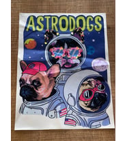 26X20 CM BONCUKLU PULLU ASTRONOT KÖPEKLER APLİKE YAMA DİKİŞ AKSESUARI
