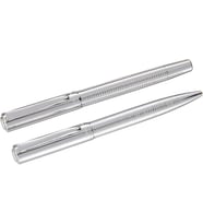 Steelpen Elite Serisi 5064 Elite Krom Dolma Kalem+Tükenmez Kalem