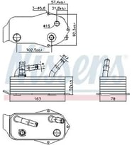 NISSENS 91353 Sanziman Yag Sogutucusu 17217551647