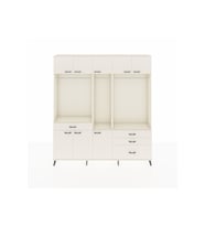 Arges Gardrop 8 Raflı 4 Çekmeceli 3 Askılı 220x30x243 Aytaşı-Aytaşı
