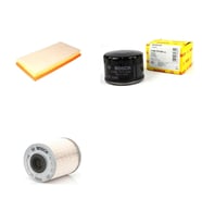 Filtre Bakım Seti Mitsubishi Carisma 1.9 Dizel 1996-2006 Hava + Yağ f. + Yakıt Filtre Bosch