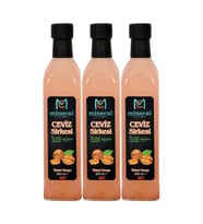 Minecal Ceviz Sirkesi 3x500 ml – %100 Katkısız Doğal  Şekersiz  Koruyucu Içermez