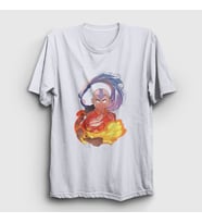 Presmono Unisex Beyaz Aang Anime Avatar The Last Airbender T-Shirt 262032tt