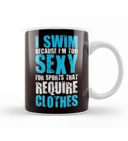 Funny Swimmer Water Sports Indoor Freestyle Swimming Pool Kupa Bardak Porselen