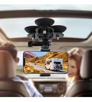 Tripod Vantuz Tutucu, Araç İçi Telefon Veya Aksiyon Kamera Tutucu sunroof ABS Üç Katlı Vantuzlu Tutucu, Cep Telefonları için Aksiyon Kameraları için