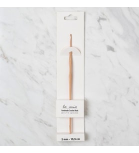 La Mia Whitewood 2 Mm 15.5 Cm Ahşap Yün Tığ