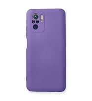 Xiaomi Redmi Note 10 Kılıf Nano İçi Kadife Silikon - Mor