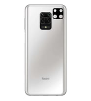 Xiaomi Redmi Note 9S Kamera Lens Koruyucu HD 3D Tempered Glass Cam (Siyah)