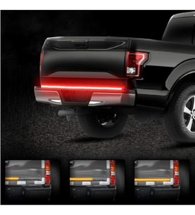 Leonpart Pick Up Ledi Off Road Bagaj LED Lamba Sinyalli Kayar Bagaj Ledi 150 cm (Siyah - Beyaz)