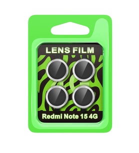 Newface Xiaomi Redmi Note 15 4G Raze Metal Kamera Lens - Gümüş