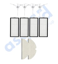 ROBOROCK Q8 MAX , Q8 MAX+ UYUMLU 4 Yan Fırça 4 Filtre 2 Mop PKT-iasgf0001233
