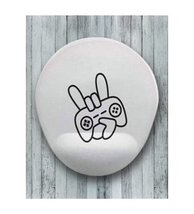 Game Oval Bilek Destekli Mouse Pad