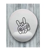 Game Oval Bilek Destekli Mouse Pad