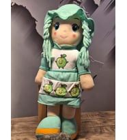 RENKLİ BEZ BEBEK YEŞİL ELMA