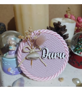 Söz-Nişan-Nikah-Kına-Bebek Hediyelik Hasır Magnet