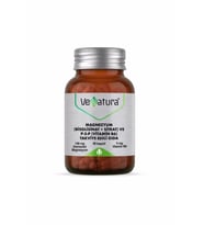 Venatura Magnezyum (Bisglisinat+Sitrat) ve P5P (Vitamin B6) 60 Kapsül