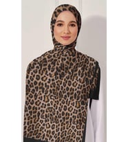 Soft Natural Pamuk Şal-70 X 190 -06098 (Siyah-Hardal)