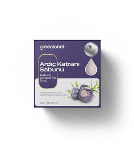 GREENLABEL DOĞAL ARDIÇ SABUN 120 G.