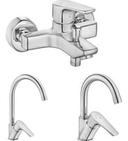 ECA Niobe 3'lü Batarya Seti(Banyo 482+Lavabo 054+Eviye 098)
