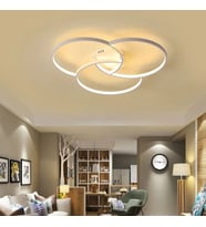 Modern Yatak Odası,Oturma Odası Led Avize Beyaz Kasa Günışığı