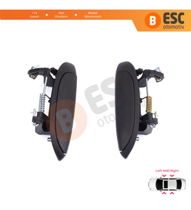 Renault Clio 2 Megane 1 Scenic 1 Symbol Thalia Logan Platina Largus için Kapı Dış Açma Kolu Seti