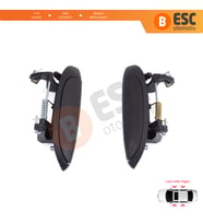 Renault Clio 2 Megane 1 Scenic 1 Symbol Thalia Logan Platina Largus için Kapı Dış Açma Kolu Seti