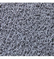 ABK PLASTİK Abk Kıvırcık Gri Paspas 120  cm Kaymaz Yolluk Kaydırmaz Halı 2m