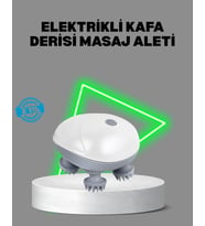 Elektrikli Kafa Derisi Masaj Aleti Islak Kuru Kullanım