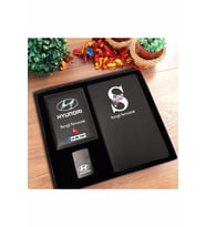 KİŞİYE ÖZEL BEYAZ HARF TEMALI TARİHSİZ DEFTER - HYUNDAI RUHSAT - ÇAKMAK (Siyah)