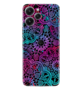 Xiaomi Redmi 12 128 GB 4 GB Ram Kılıf Silikon Desen Özel Seri Colurful Mandala 1667