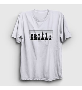 Presmono Unisex Beyaz Chess Satranç Usual Suspects T-Shirt 446550tt (Beyaz)