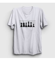 Presmono Unisex Beyaz Chess Satranç Usual Suspects T-Shirt 446550tt (Beyaz)