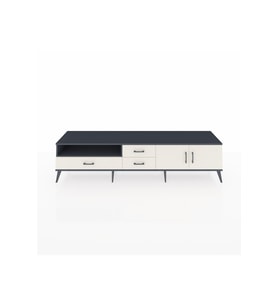 Hyperion TV Ünitesi 2 Raflı 3 Çekmeceli 2 Kapaklı 220x44x51 Antrasit-Aytaşı